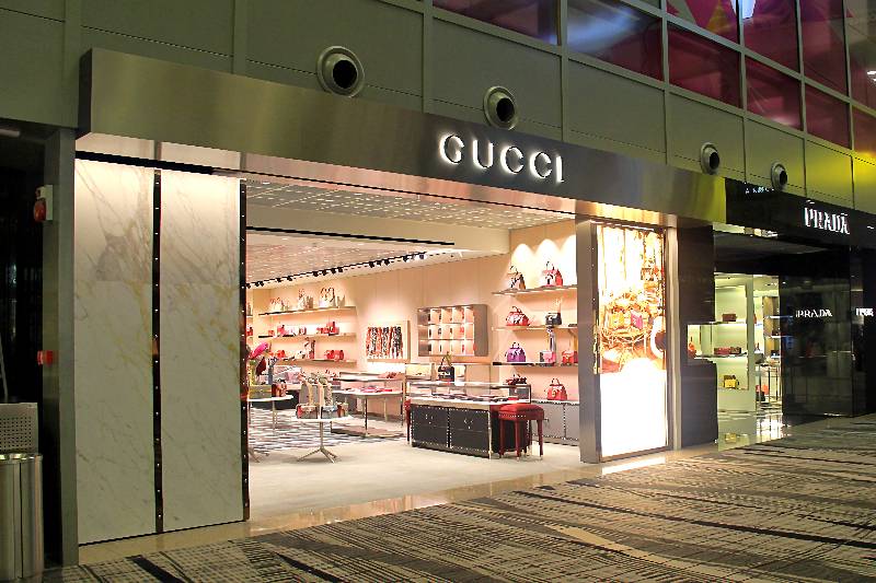 Gucci at Changi Airport Terminal 3 (2017)