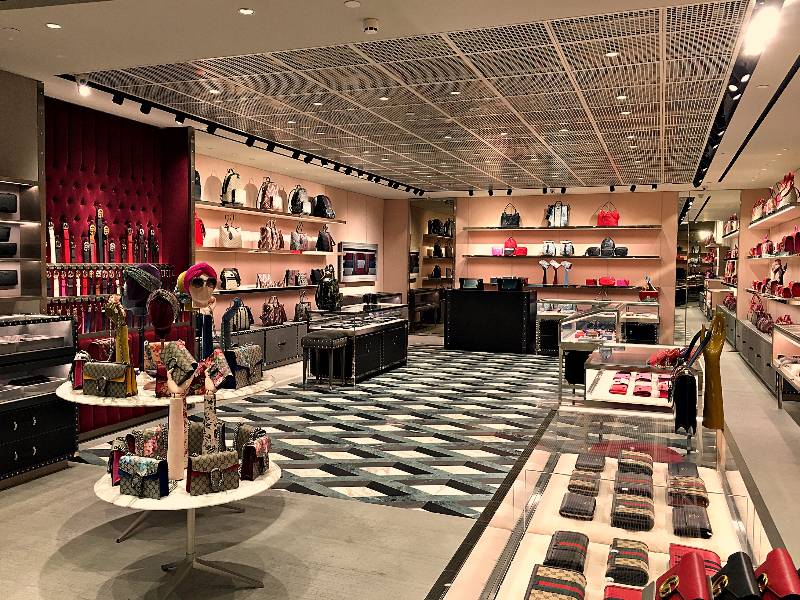 Gucci at Changi Airport Terminal 3 (2017)